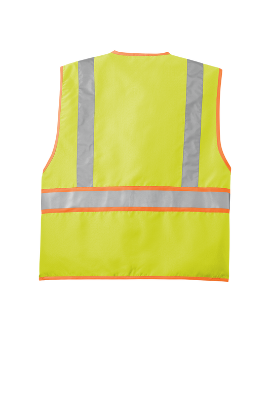 CSV407 CornerStone® ANSI 107 Class 2 Dual-Color Safety Vest Customizable