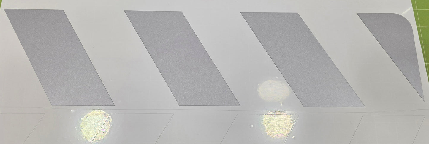 Reflective Vinyl ADHESIVE chevrons (NOT A MAGNET)