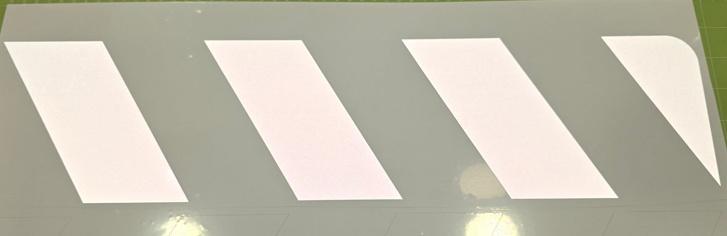 Reflective Vinyl ADHESIVE chevrons (NOT A MAGNET)