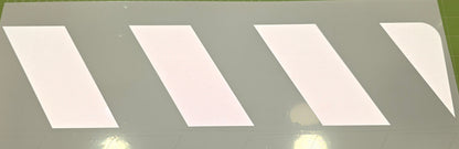 Reflective Vinyl ADHESIVE chevrons (NOT A MAGNET)