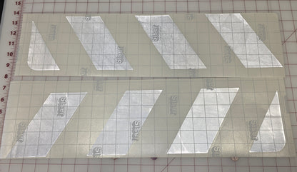 Reflective Vinyl ADHESIVE chevrons (NOT A MAGNET)
