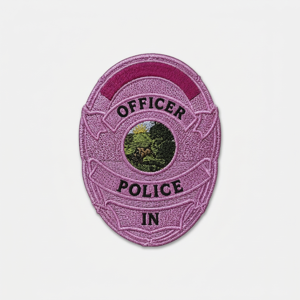 3D Embroidered Patch/Badge