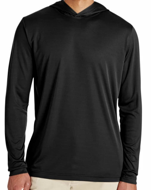 Zone Performance Hooded Long Sleeve Black