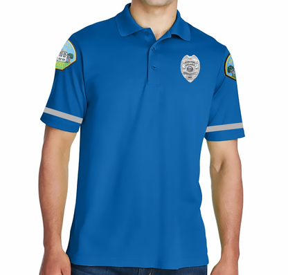 Nebraska City PD Bike Patrol Polyester Pique Polo Short Sleeve