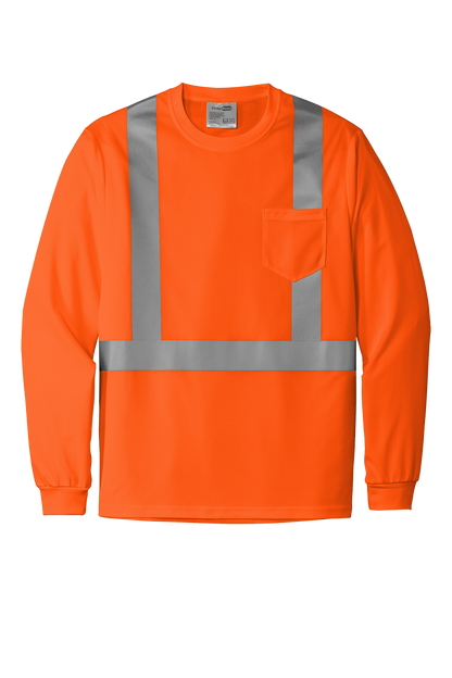 CS201 CornerStone® ANSI 107 Class 2 Mesh Long Sleeve Tee Customizable