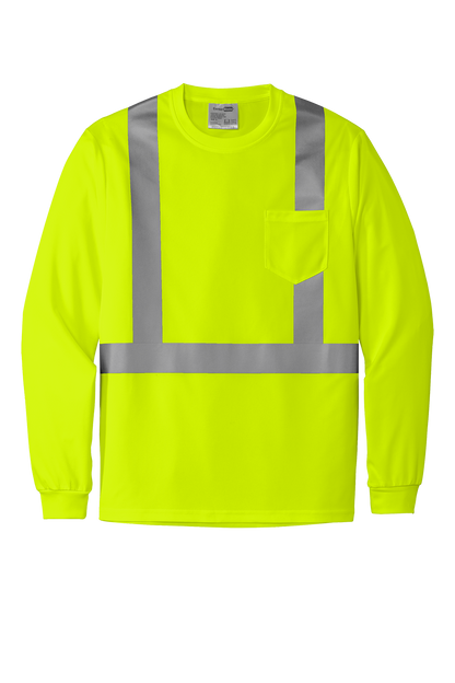 CS201 CornerStone® ANSI 107 Class 2 Mesh Long Sleeve Tee Customizable