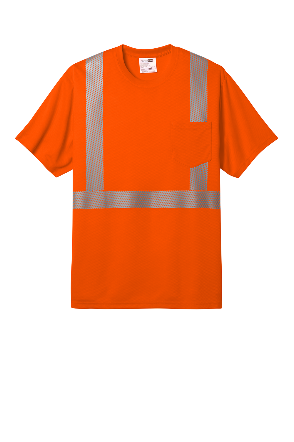 CS204 CornerStone® ANSI 107 Class 2 Segmented Tape Tee Customizable