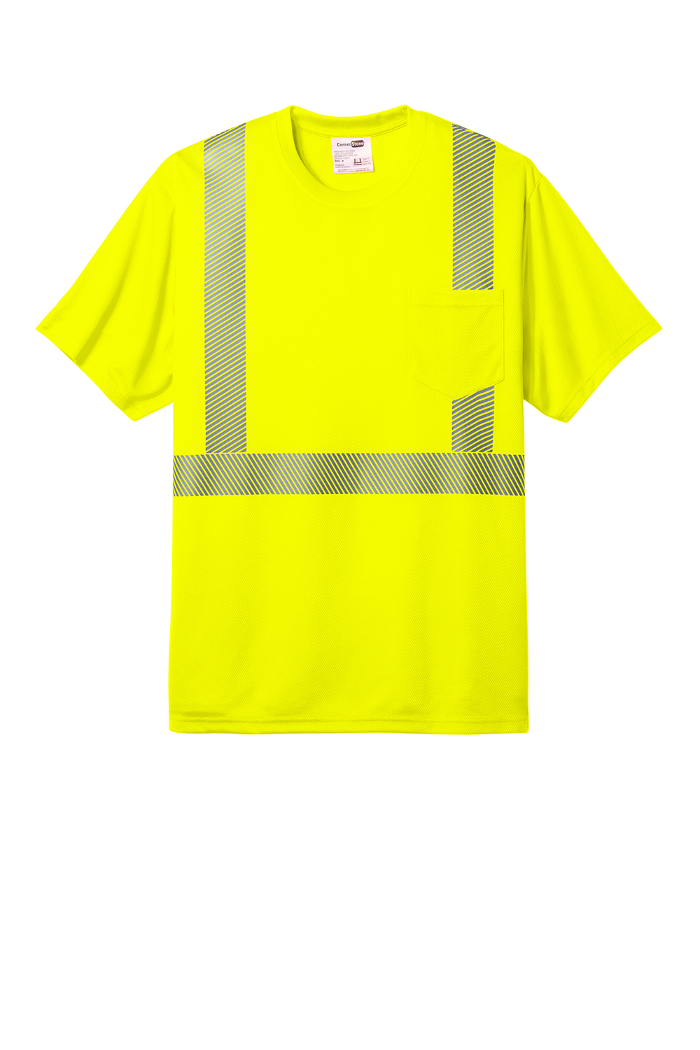 CS204 CornerStone® ANSI 107 Class 2 Segmented Tape Tee Customizable