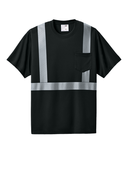 CS206 CornerStone® Enhanced Visibility Segmented Tape Tee Customizable