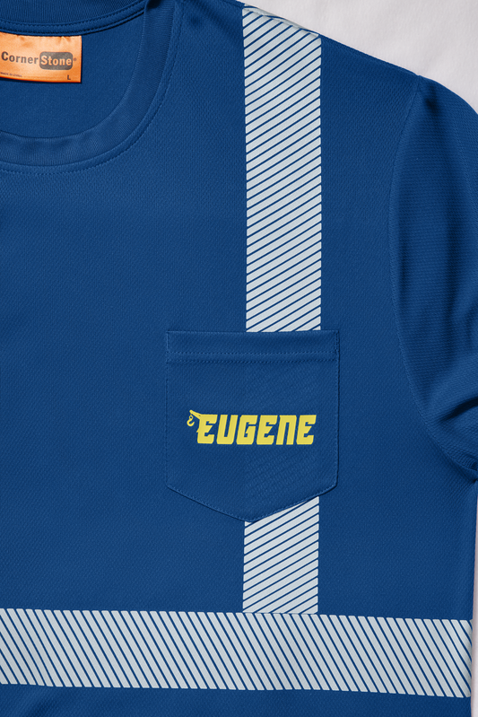 CS206 CornerStone® Enhanced Visibility Segmented Tape Tee Customizable