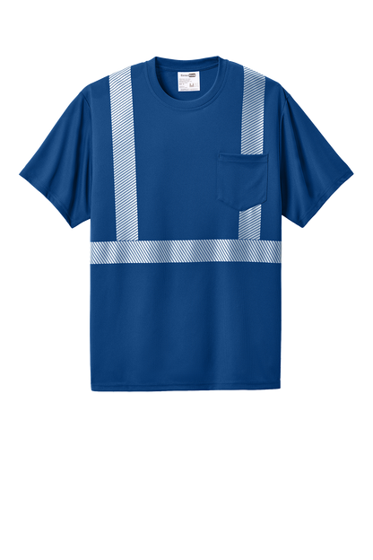 CS206 CornerStone® Enhanced Visibility Segmented Tape Tee Customizable