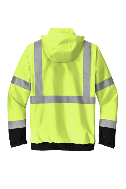 CSJ501 CornerStone® ANSI 107 Class 3 Waterproof Insulated Ripstop Bomber Jacket Customizable