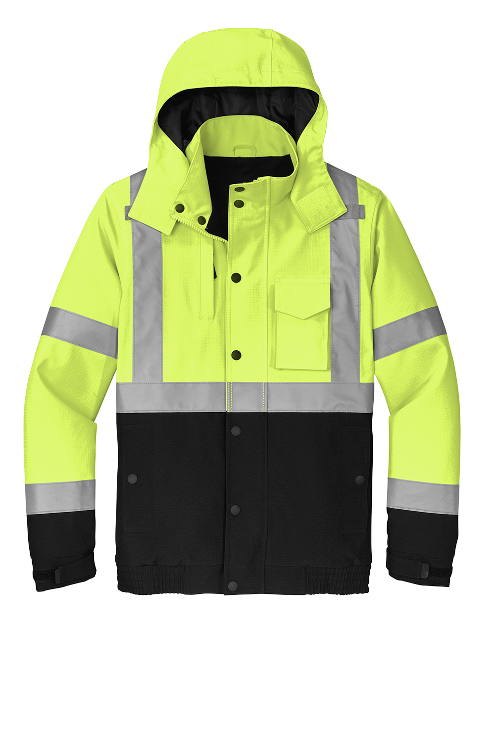CSJ501 CornerStone® ANSI 107 Class 3 Waterproof Insulated Ripstop Bomber Jacket Customizable