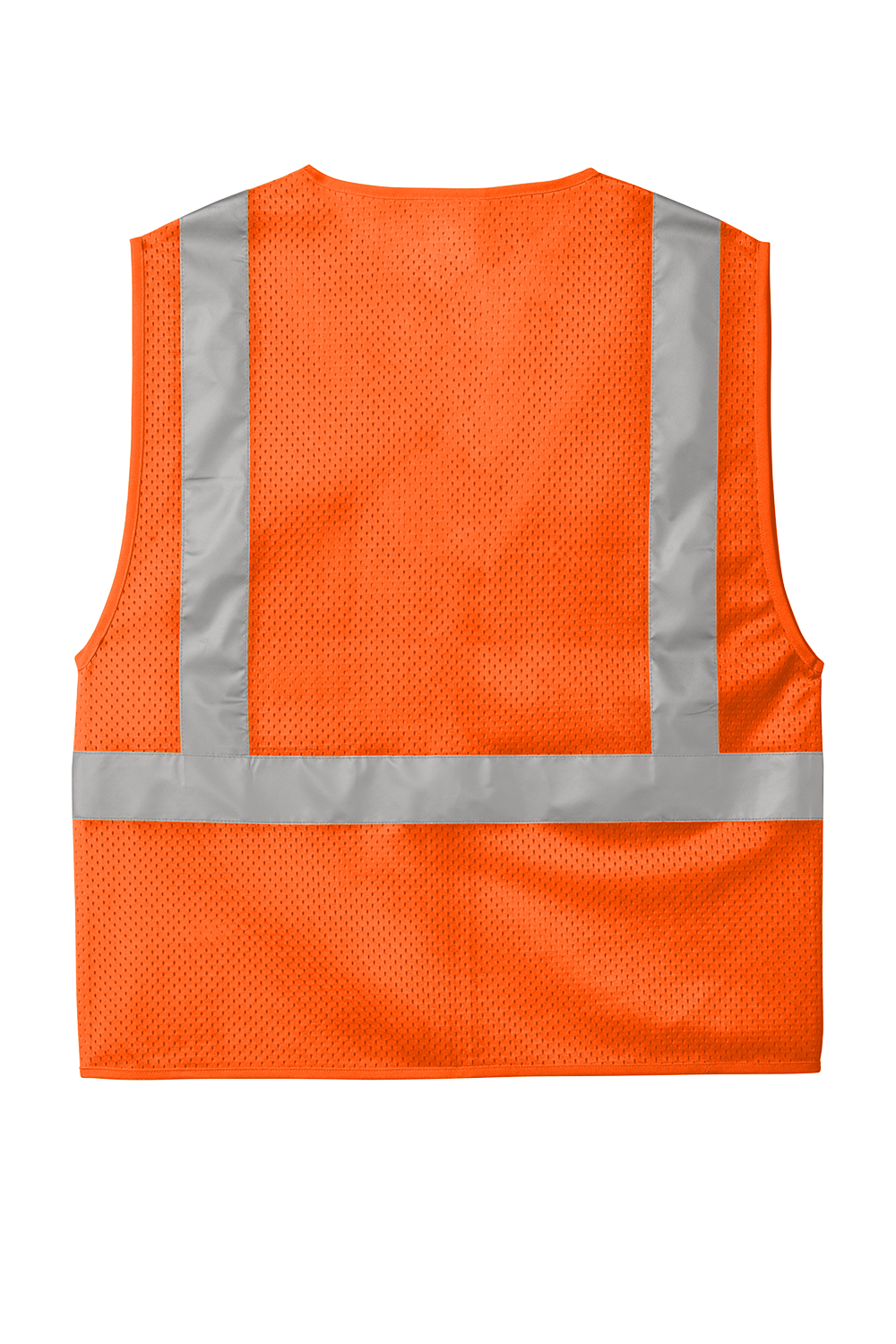CSV102 CornerStone® ANSI 107 Class 2 Mesh Zippered Vest Customizable