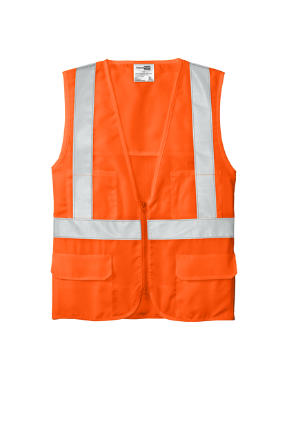 CSV405 CornerStone® ANSI 107 Class 2 Mesh Back Safety Vest Customizable