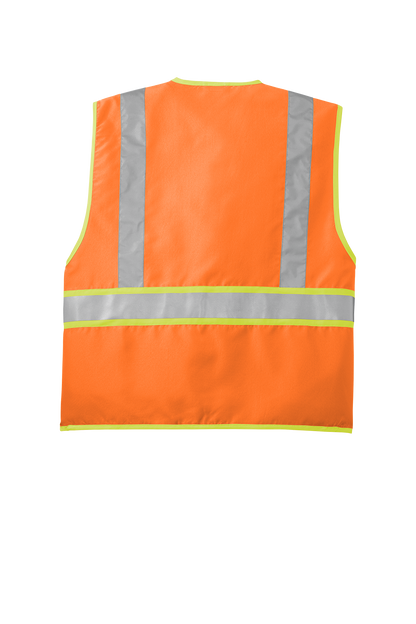 CSV407 CornerStone® ANSI 107 Class 2 Dual-Color Safety Vest Customizable