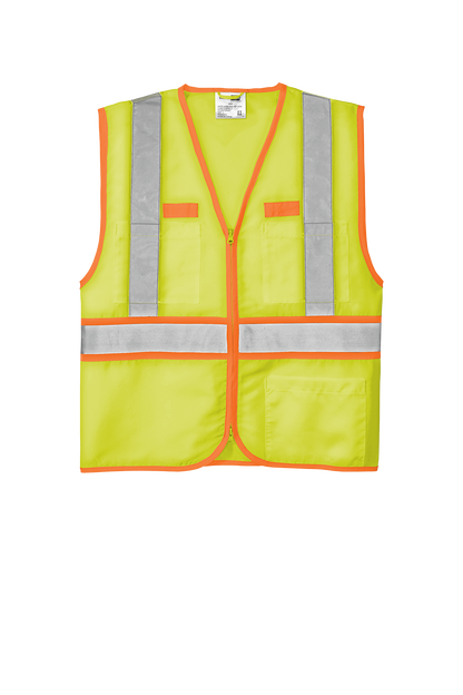 CSV407 CornerStone® ANSI 107 Class 2 Dual-Color Safety Vest Customizable