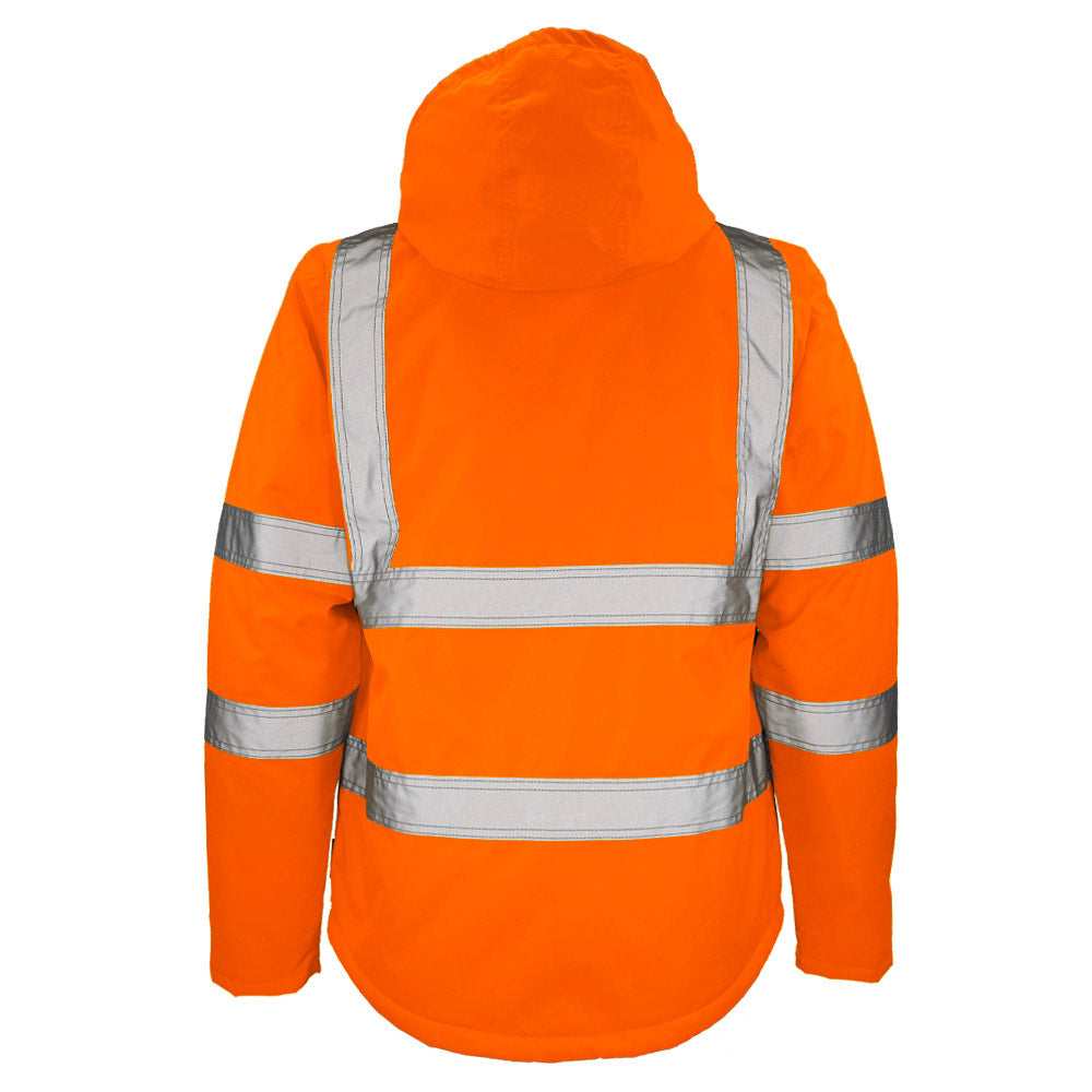 DJC3632 Class 3 Hi-Vis Black Bottom Chore Coat