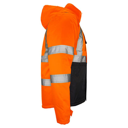DJC3632 Class 3 Hi-Vis Black Bottom Chore Coat