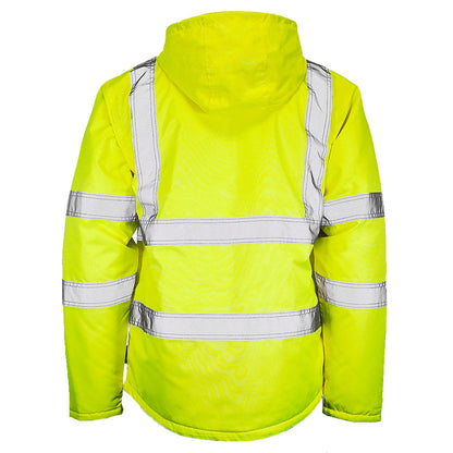 DJC3632 Class 3 Hi-Vis Black Bottom Chore Coat