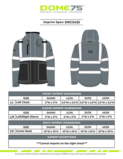 DRC3432 Hi-Vis Class 3 Rain Tamer Jacket