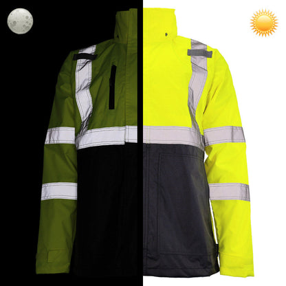 DRC3432 Hi-Vis Class 3 Rain Tamer Jacket
