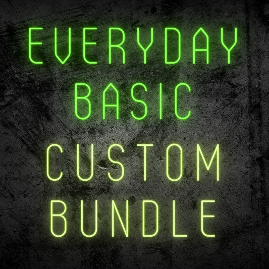 Everyday Basic Customizable 3 Piece Bundle (T-Shirt, Long Sleeve, Hoodie)-Sizes (S-XL)