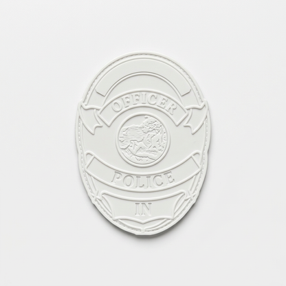 Matte White Flex Patch/Badge
