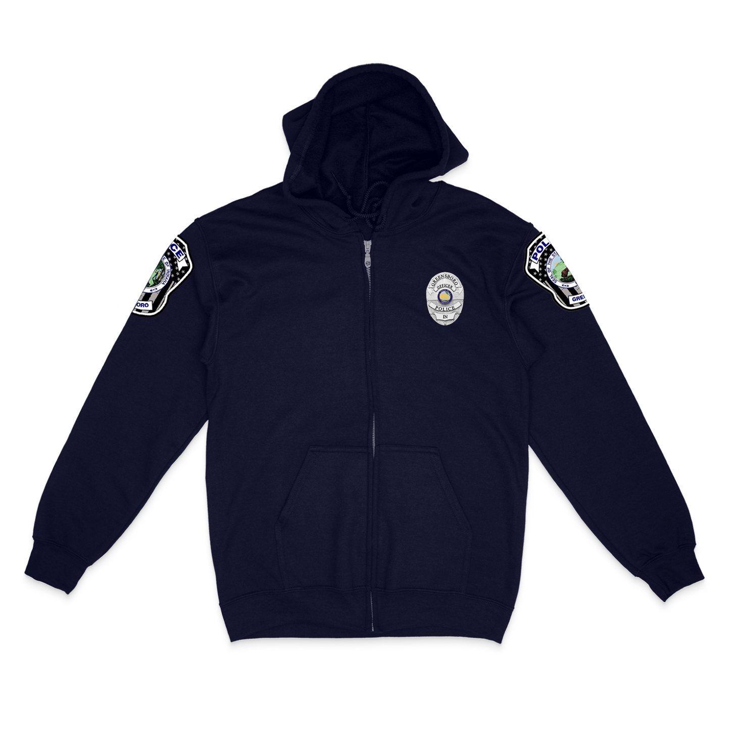 Everyday Heavy Blend Full Zip Hoodie Greensboro