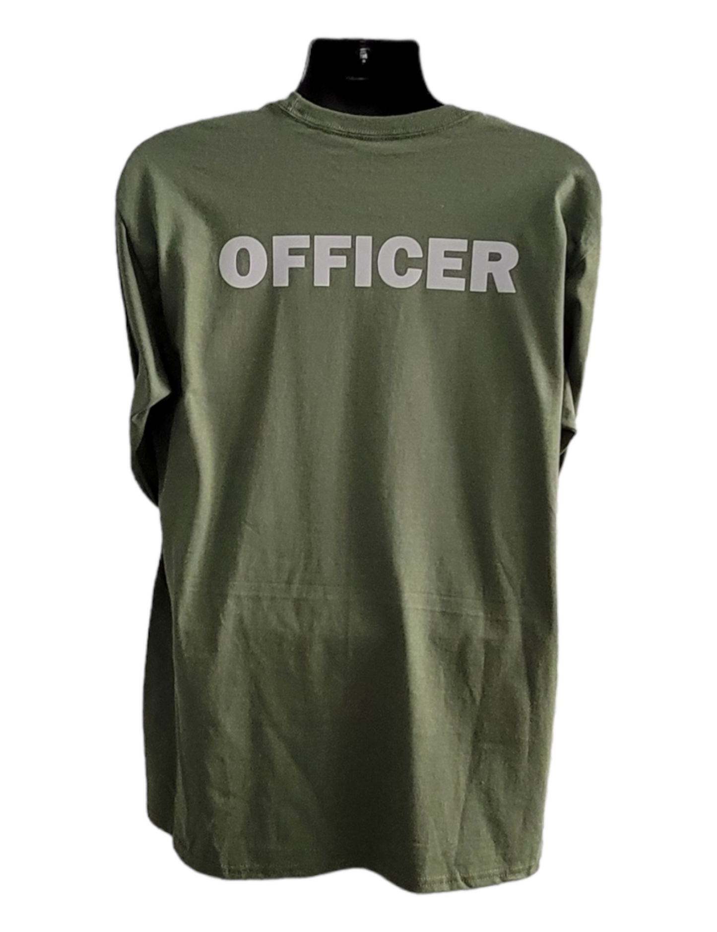 Military Green with Gray Everyday Basic Long Sleeve Express Design