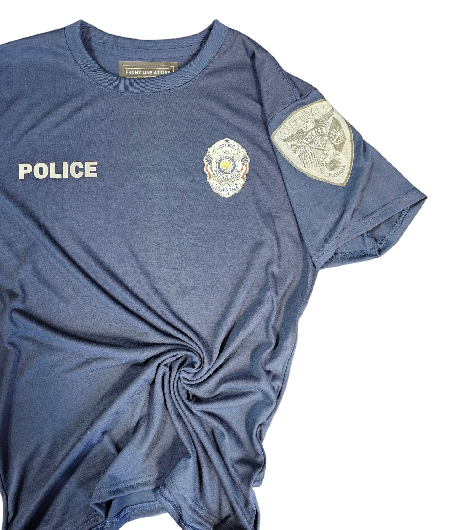 Greendale Police Dept Performance Polyester T-Shirt