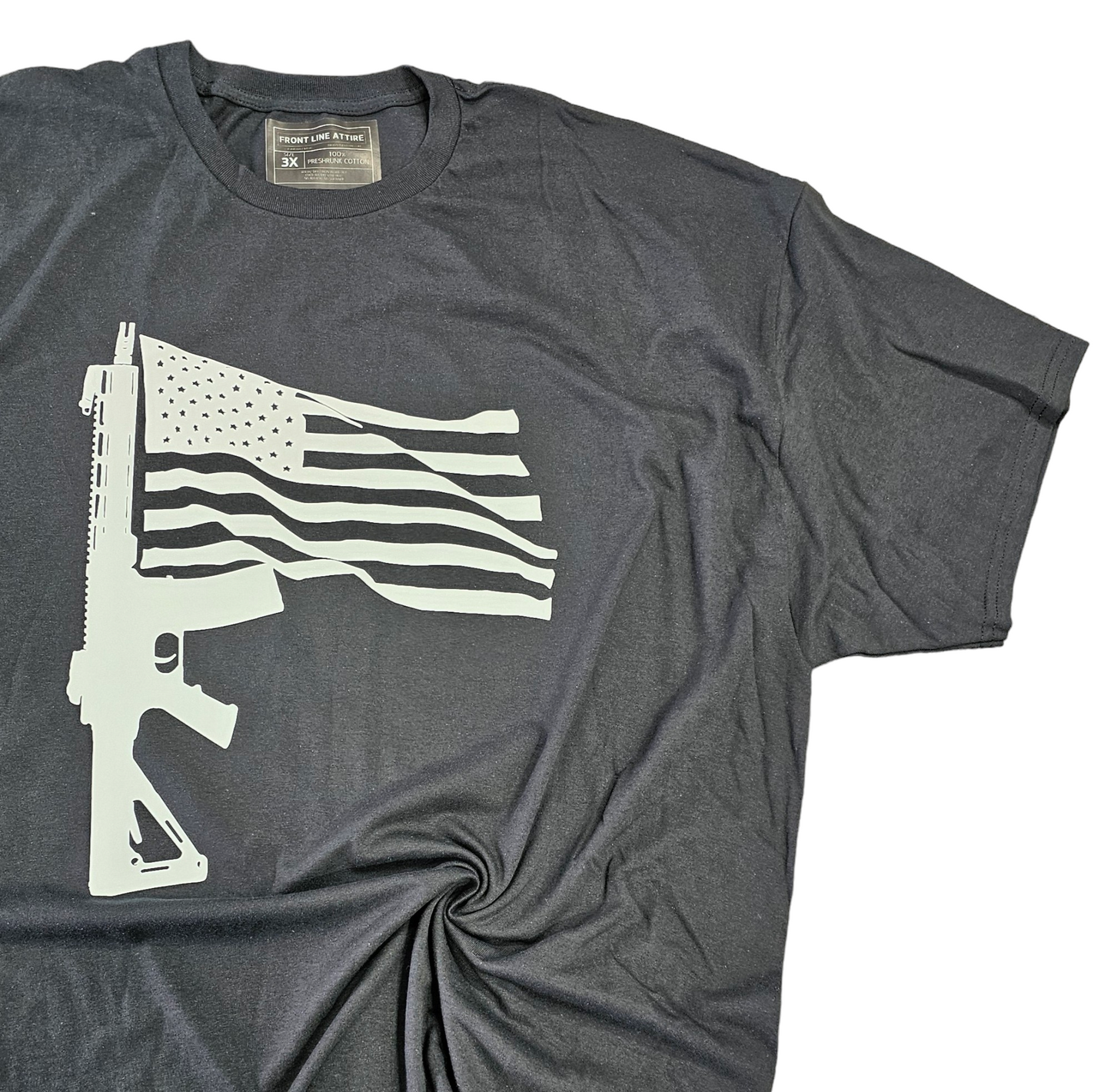 Rifle Flag Graphic T-Shirt