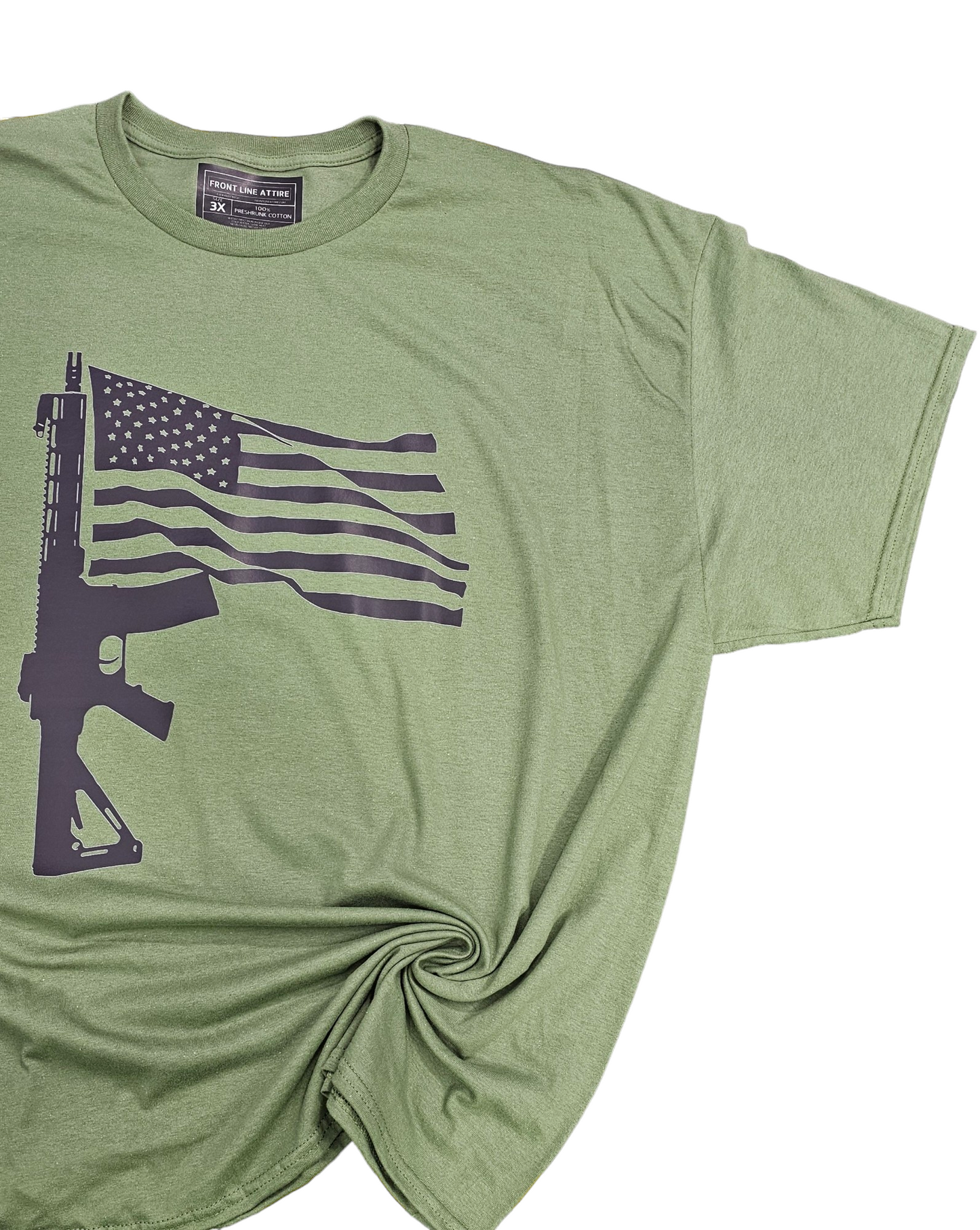 Rifle Flag Graphic T-Shirt