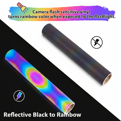 Reflective Black to Rainbow
