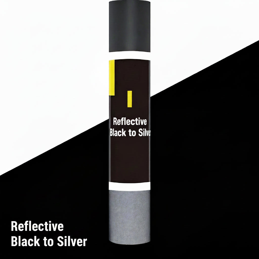 Reflective Black to Silver