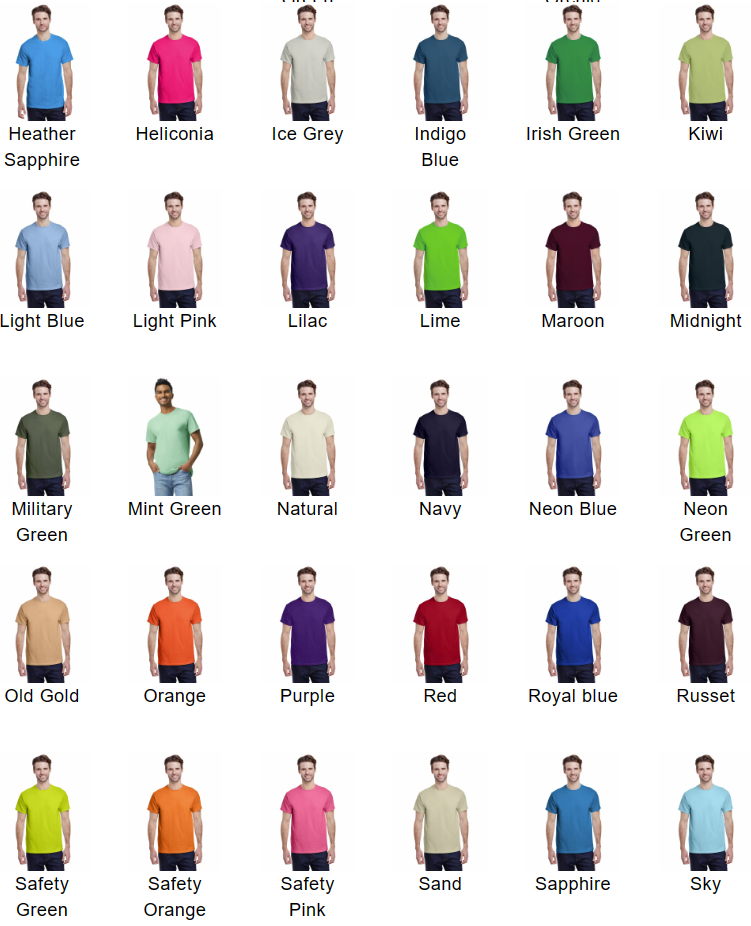 Everyday Basic T-Shirt- Design Your Own (Sizes S-3XL)