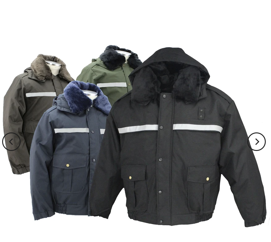 Winthrop, ME PD All Season Deluxe Bomber Jacket with Reflective Stripes