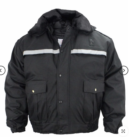 Winthrop, ME PD All Season Deluxe Bomber Jacket with Reflective Stripes