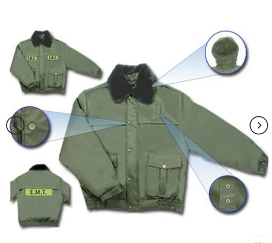 Winthrop, ME PD All Season Deluxe Bomber Jacket with Reflective Stripes