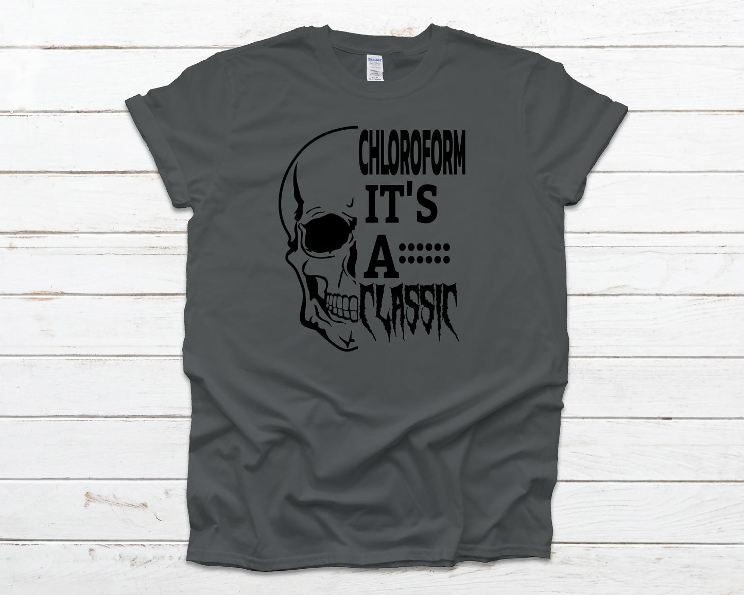 Chloroform Everyday Basic Graphic T-Shirt (Sizes S-XL)