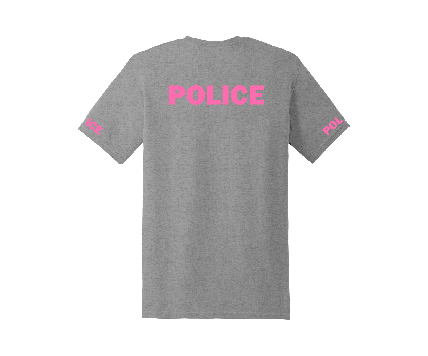 Sport Gray with Neon Pink Glow Everyday Basic T-shirt Express Design