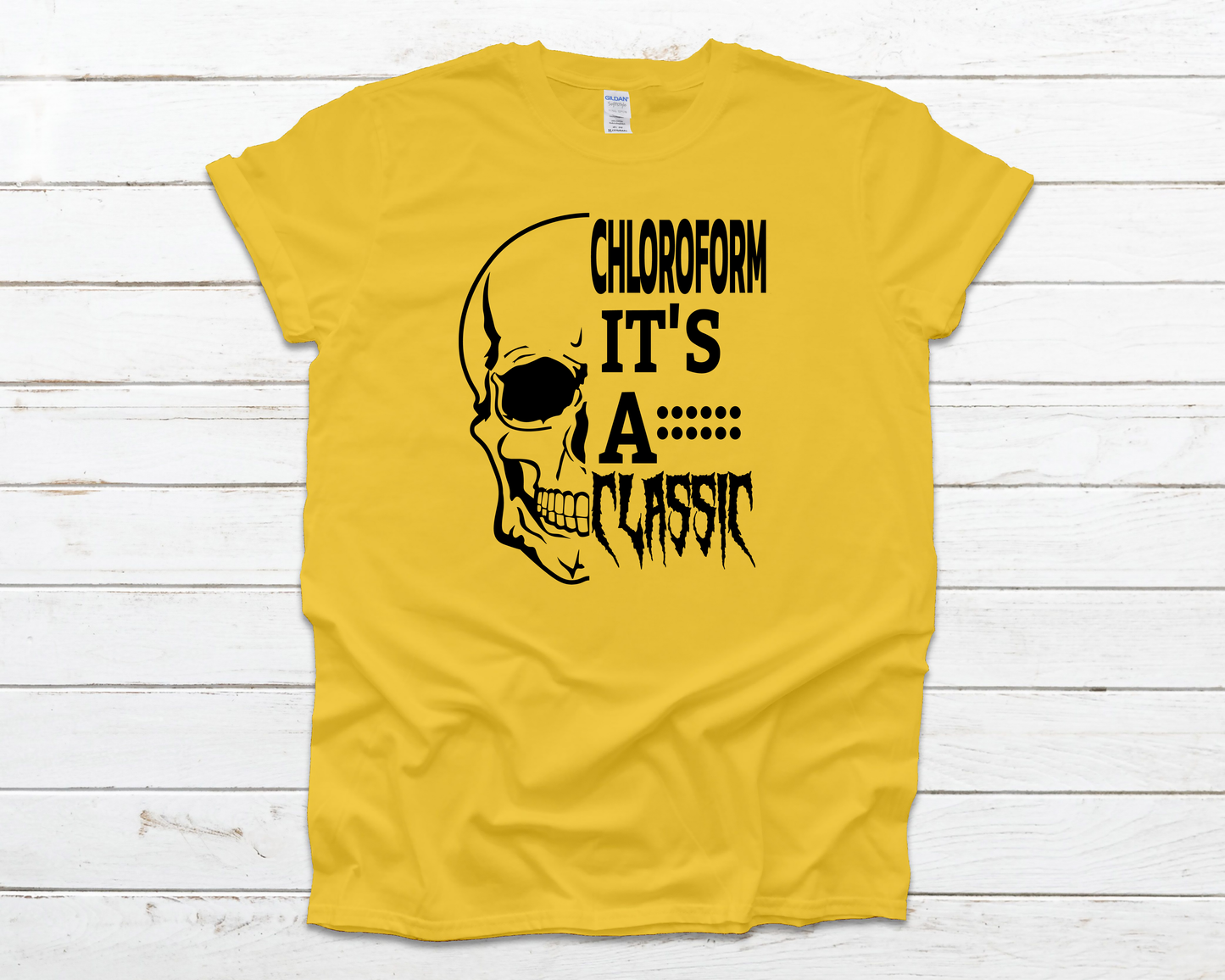 Chloroform Everyday Basic Graphic T-Shirt (Sizes S-XL)