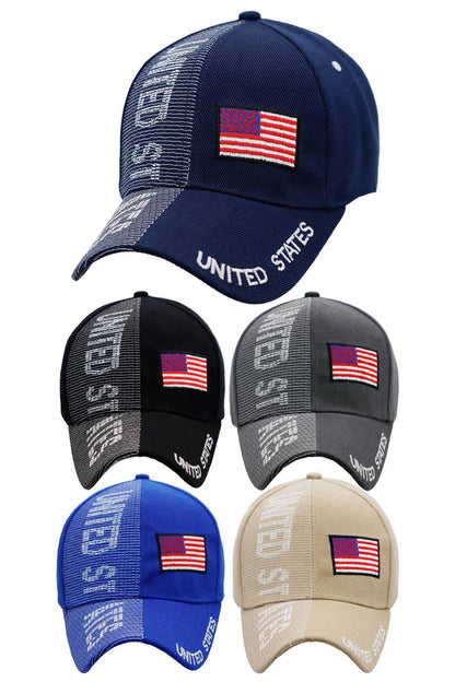 United States Split Stitch Baseball Hat