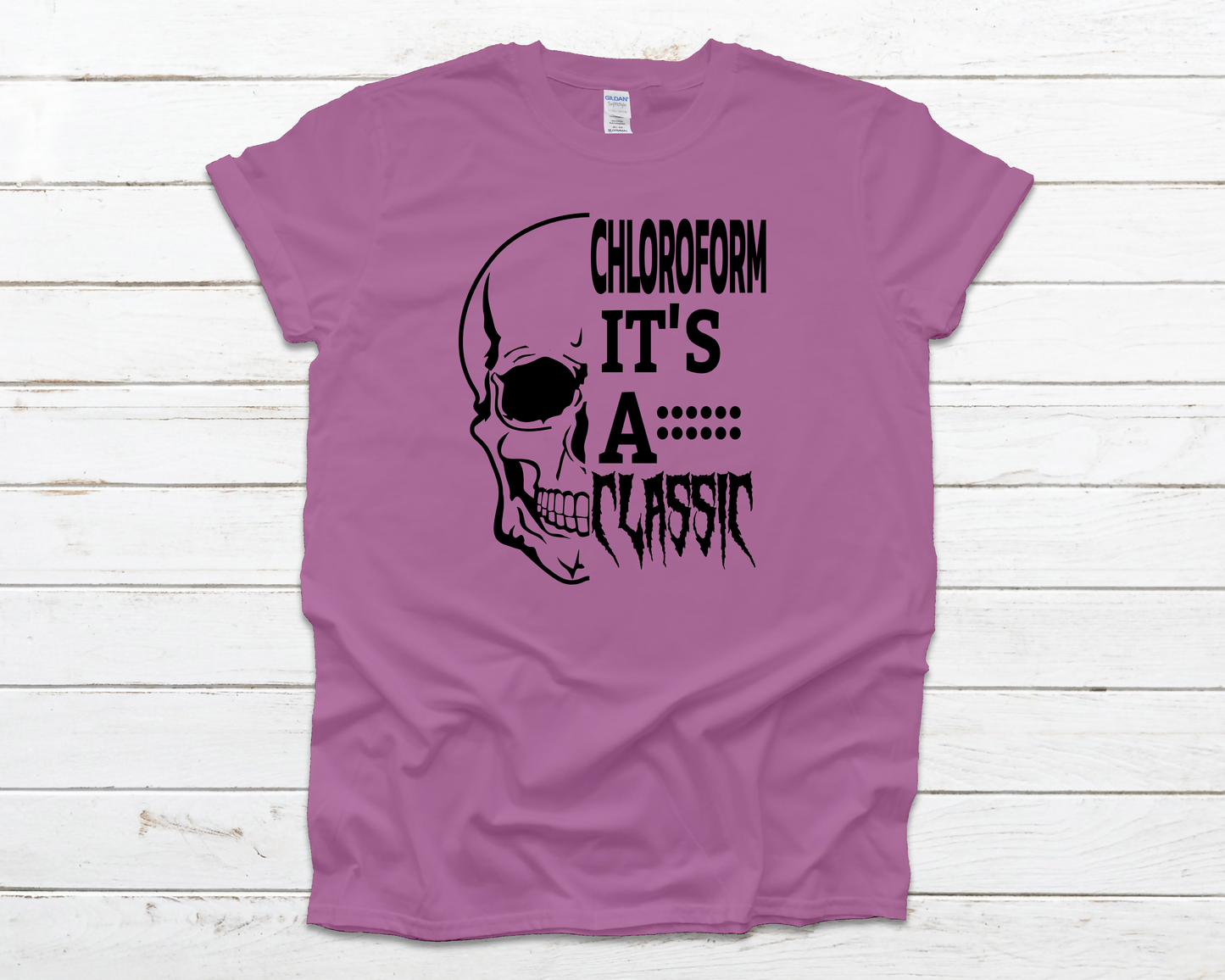 Chloroform Everyday Basic Graphic T-Shirt (Sizes S-XL)