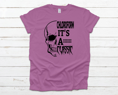 Chloroform Everyday Basic Graphic T-Shirt (Sizes 2XL+)