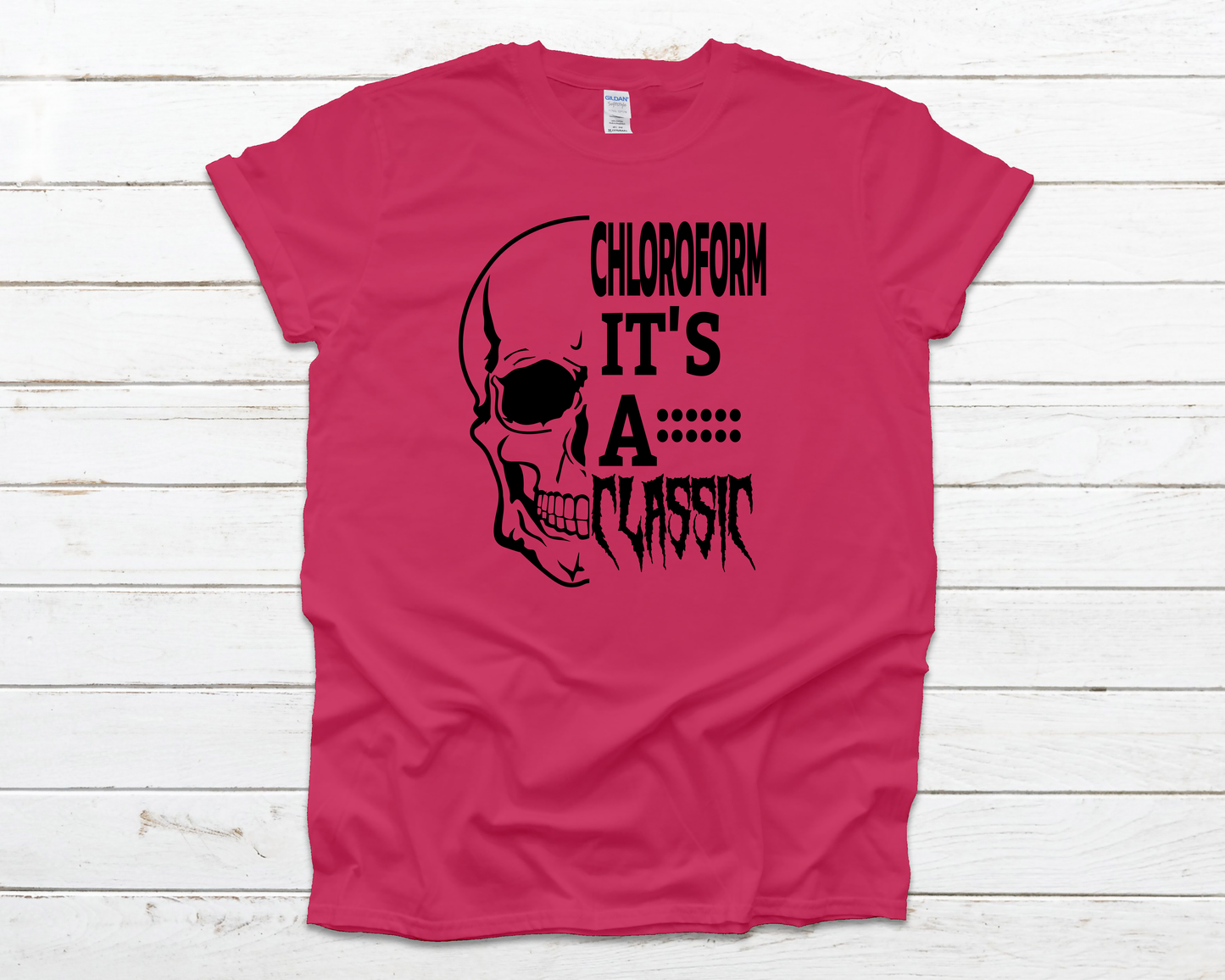 Chloroform Everyday Basic Graphic T-Shirt (Sizes 2XL+)