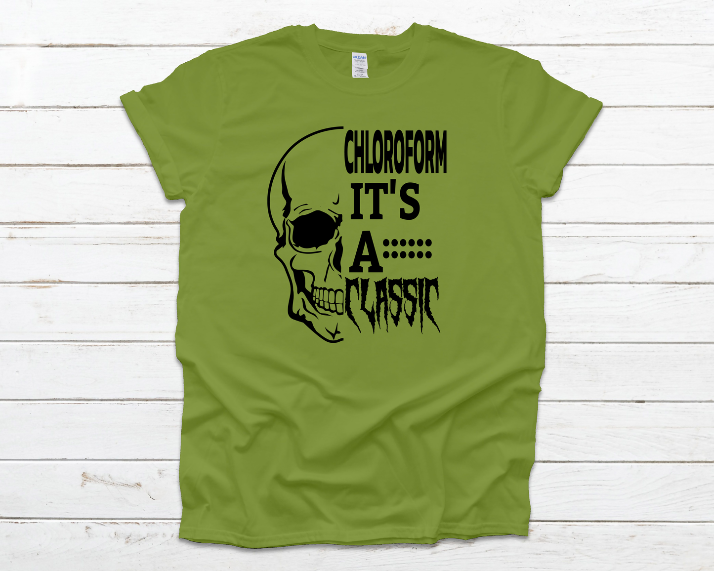 Chloroform Everyday Basic Graphic T-Shirt (Sizes S-XL)