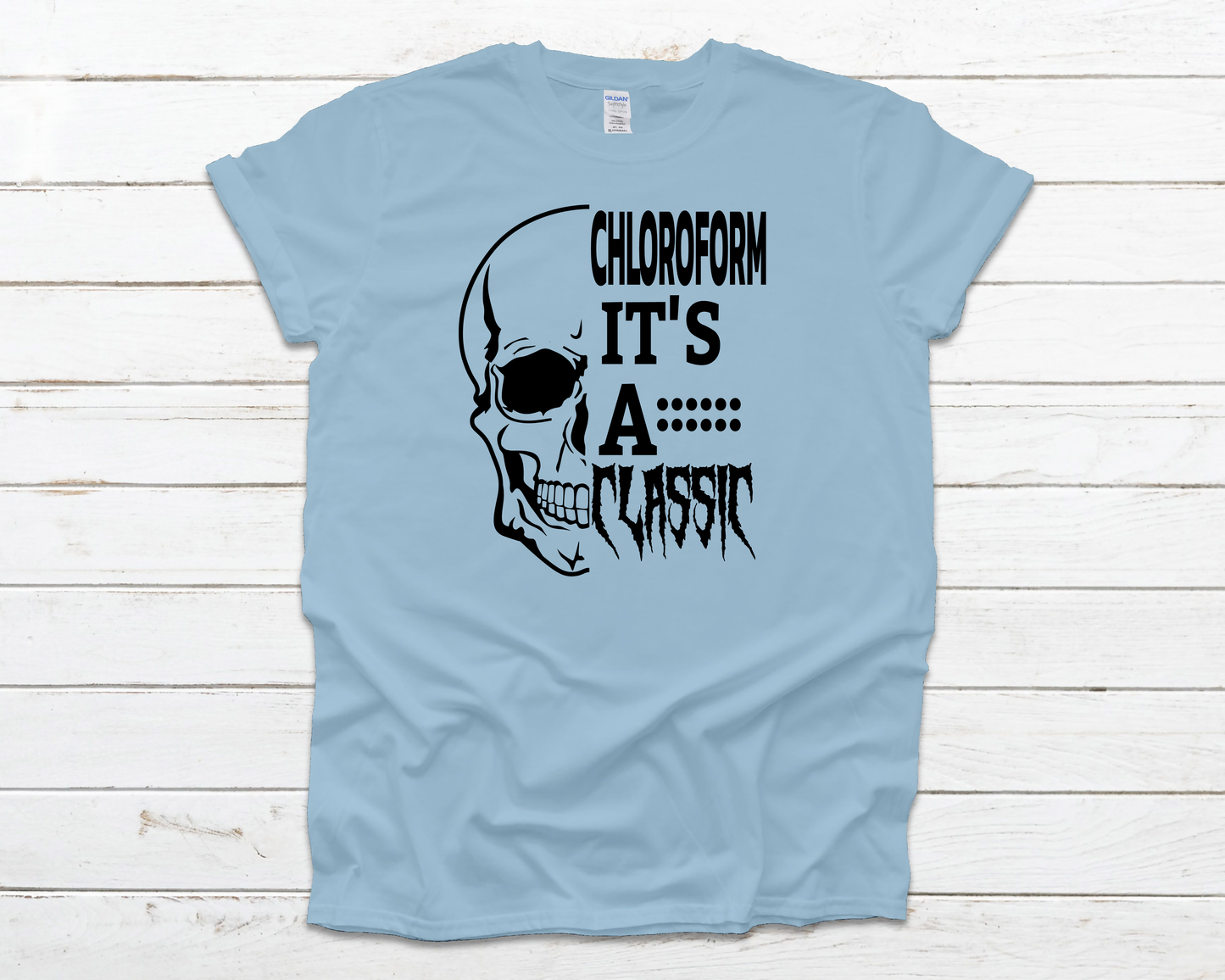 Chloroform Everyday Basic Graphic T-Shirt (Sizes S-XL)