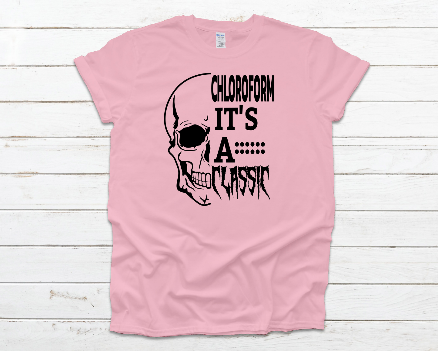 Chloroform Everyday Basic Graphic T-Shirt (Sizes S-XL)