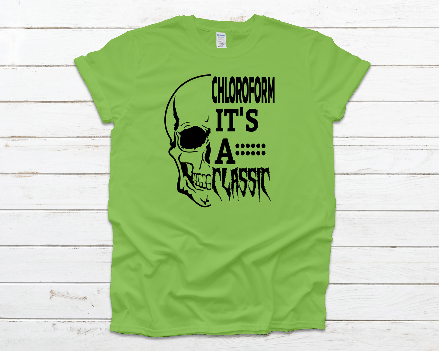 Chloroform Everyday Basic Graphic T-Shirt (Sizes S-XL)